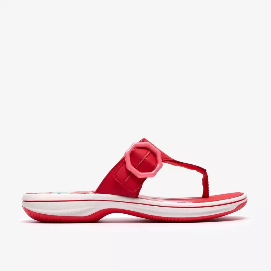 Breeze Cove Poppy Red Flip-flops voor dames Breeze Cove Poppy Red Flip-flops voor dames