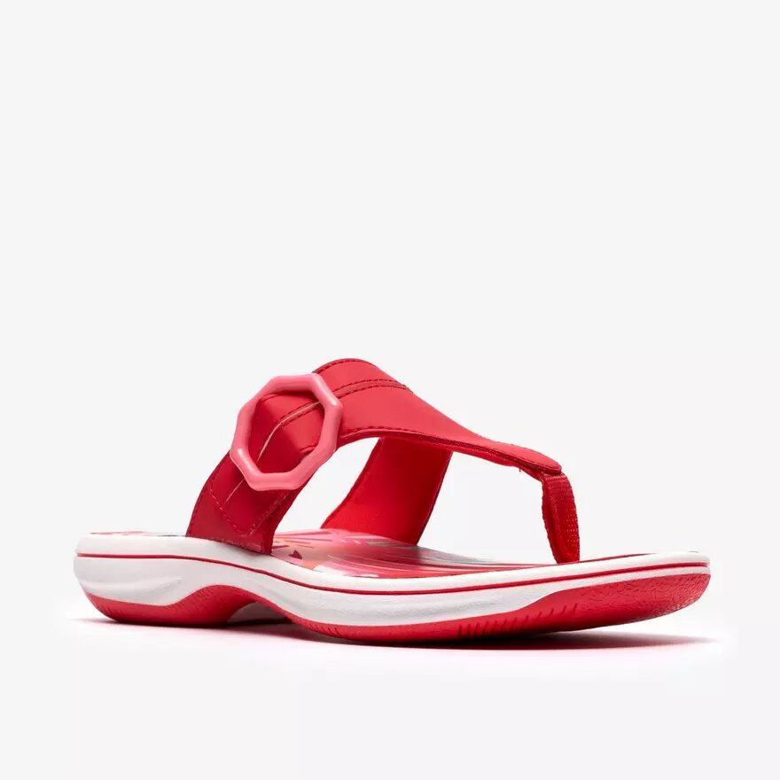 Breeze Cove Poppy Red Flip-flops voor dames Breeze Cove Poppy Red Flip-flops voor dames