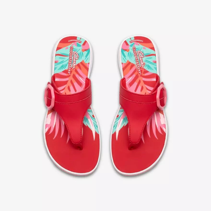 Breeze Cove Poppy Red Flip-flops voor dames Breeze Cove Poppy Red Flip-flops voor dames