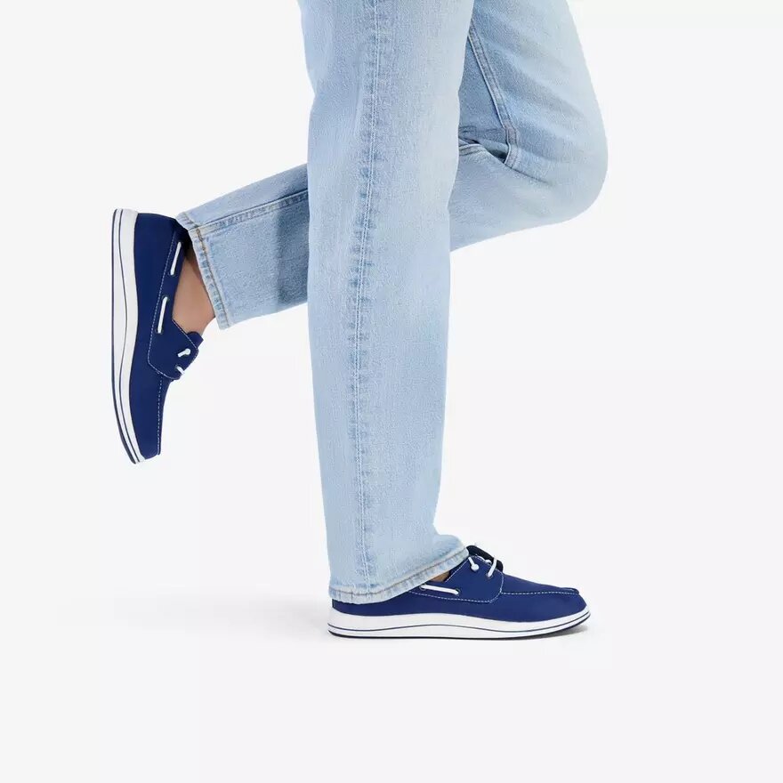 Breeze Edge Navy slip-ons voor dames Breeze Edge Navy slip-ons voor dames