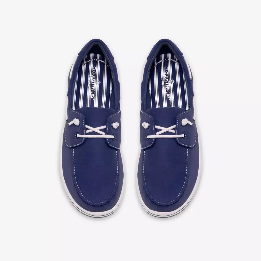 Breeze Edge Navy slip-ons voor dames Breeze Edge Navy slip-ons voor dames