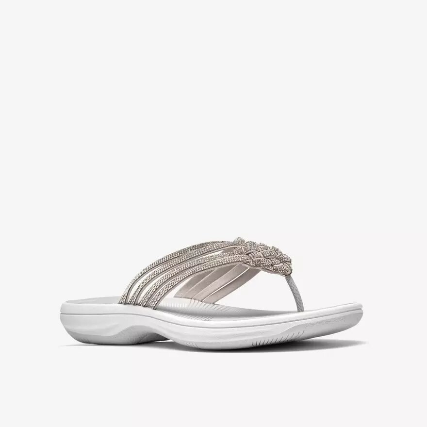 Breeze Gem Silver Flip-flops voor dames Breeze Gem Silver Flip-flops voor dames
