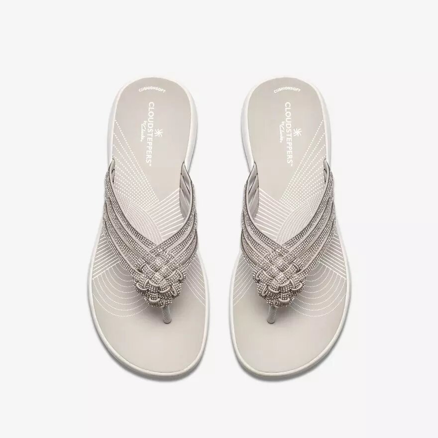 Breeze Gem Silver Flip-flops voor dames Breeze Gem Silver Flip-flops voor dames