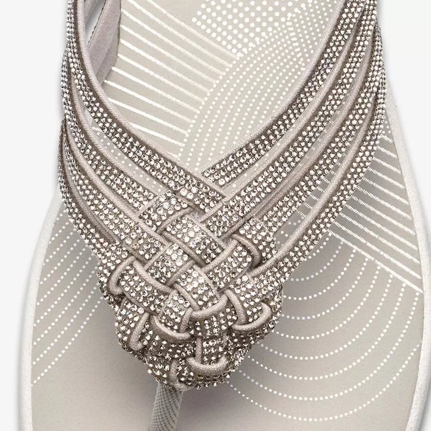 Breeze Gem Silver Flip-flops voor dames Breeze Gem Silver Flip-flops voor dames