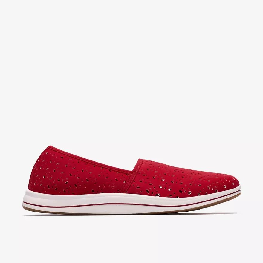 Breeze Lily Cherry slip-ons voor dames Breeze Lily Cherry slip-ons voor dames