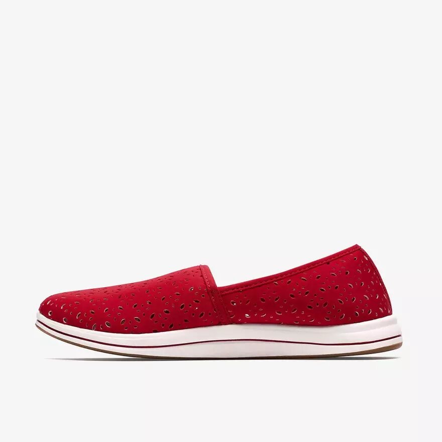 Breeze Lily Cherry slip-ons voor dames Breeze Lily Cherry slip-ons voor dames