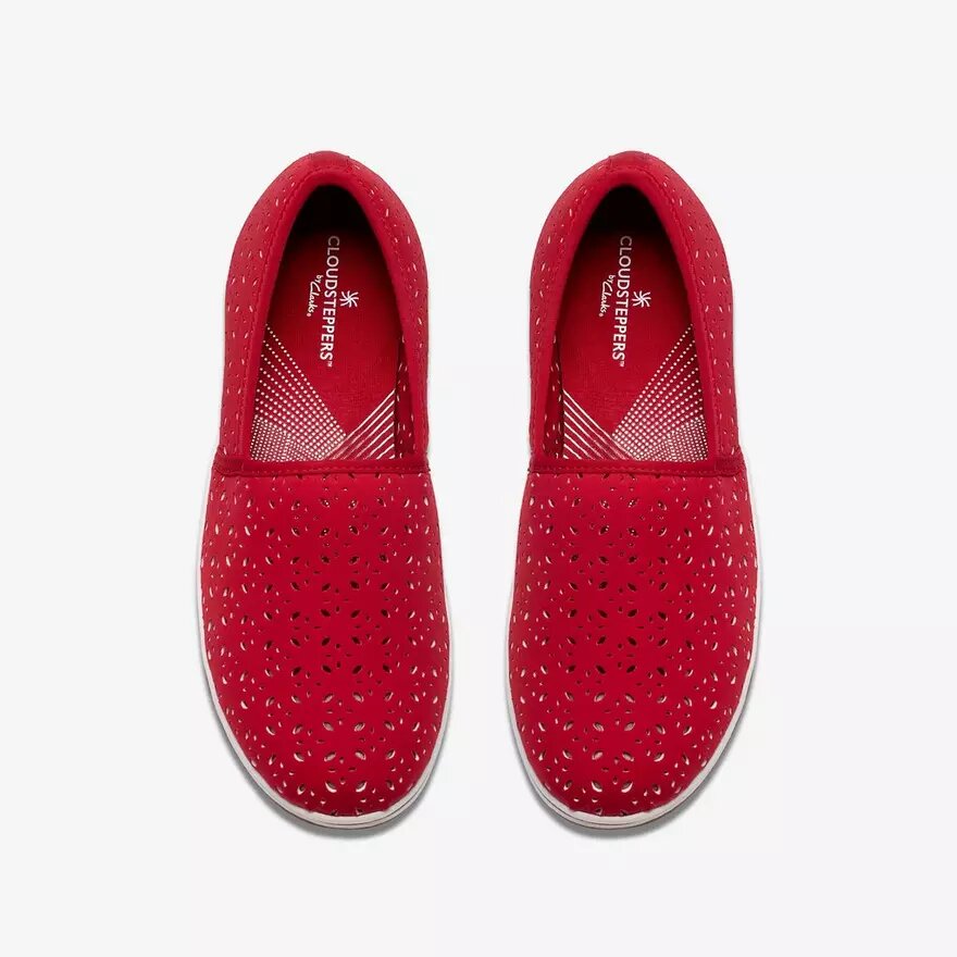 Breeze Lily Cherry slip-ons voor dames Breeze Lily Cherry slip-ons voor dames