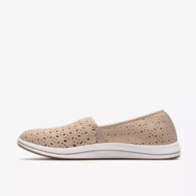 Breeze Lily lichttaupe Slip-ons voor dames