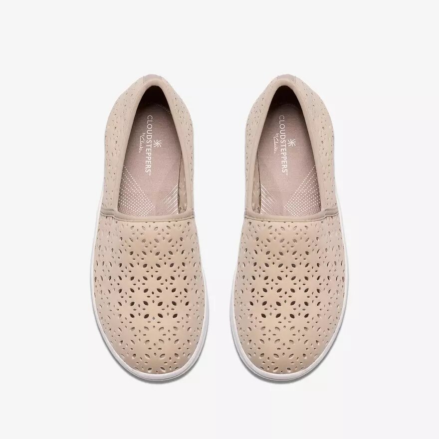 Breeze Lily lichttaupe Slip-ons voor dames Breeze Lily lichttaupe Slip-ons voor dames