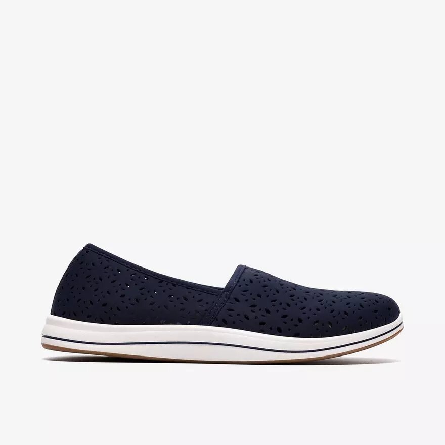 Breeze Lily Navy slip-ons voor dames Breeze Lily Navy slip-ons voor dames