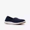 Breeze Lily Navy slip-ons voor dames Breeze Lily Navy slip-ons voor dames