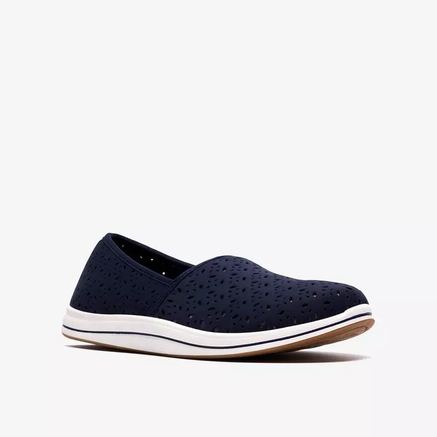 Breeze Lily Navy slip-ons voor dames Breeze Lily Navy slip-ons voor dames