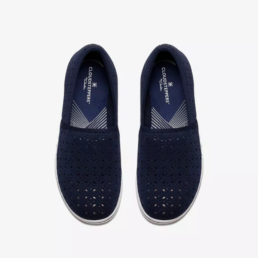 Breeze Lily Navy slip-ons voor dames Breeze Lily Navy slip-ons voor dames