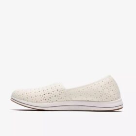 Breeze Lily witte Slip-ons voor dames