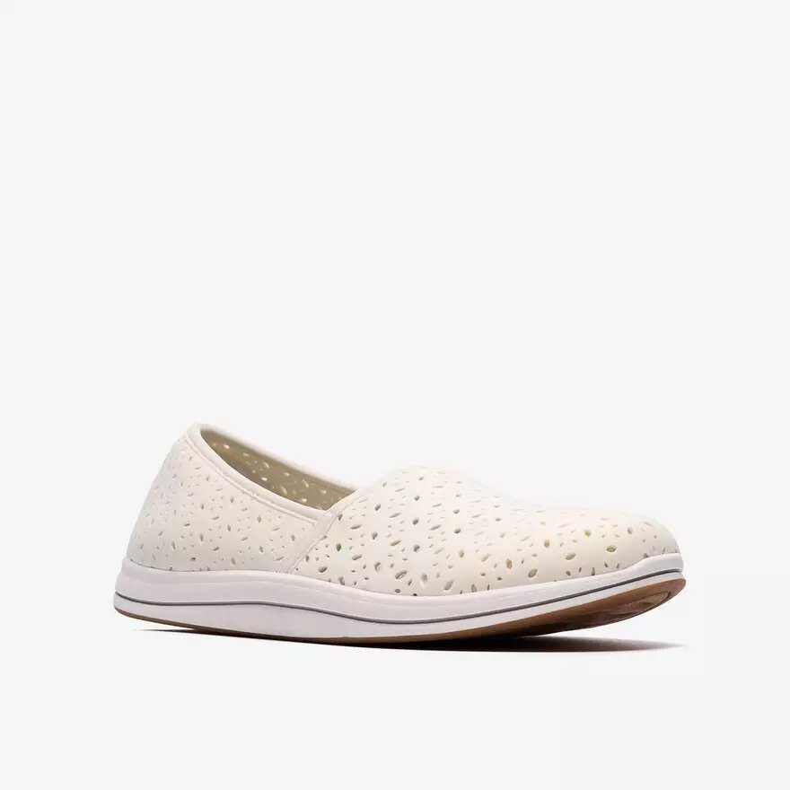 Breeze Lily witte Slip-ons voor dames Breeze Lily witte Slip-ons voor dames