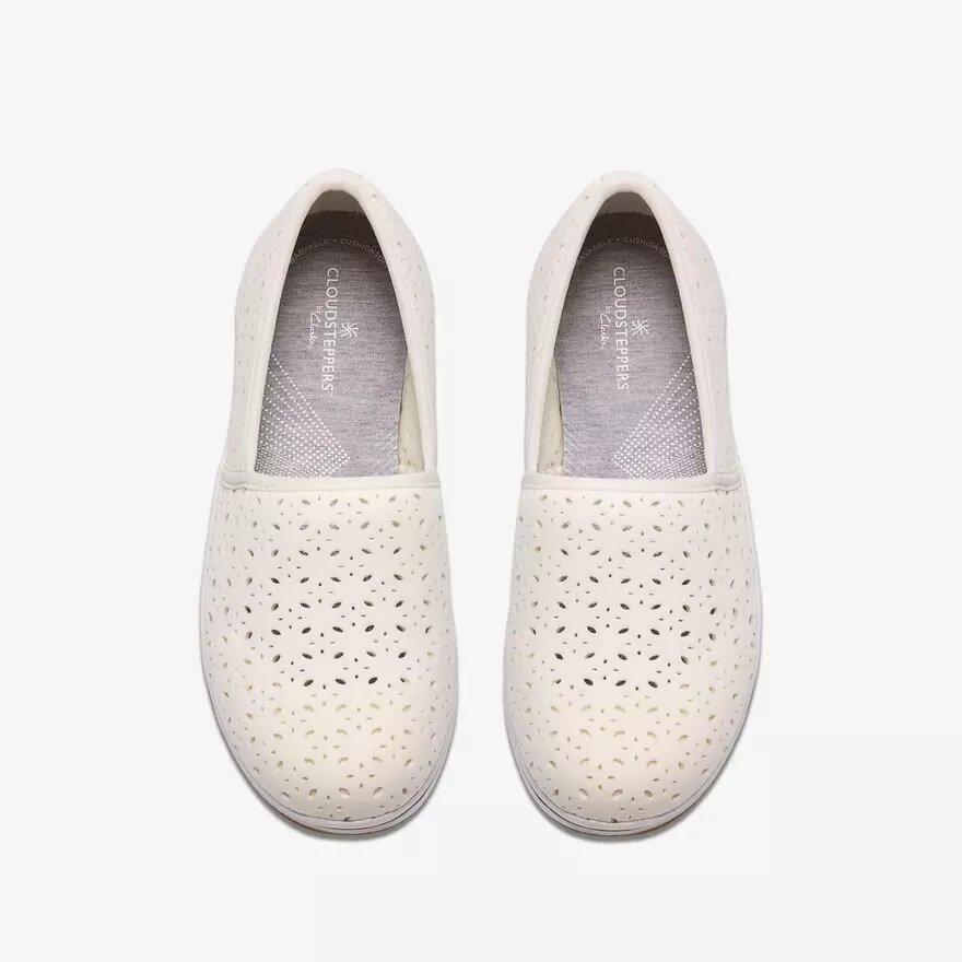 Breeze Lily witte Slip-ons voor dames Breeze Lily witte Slip-ons voor dames