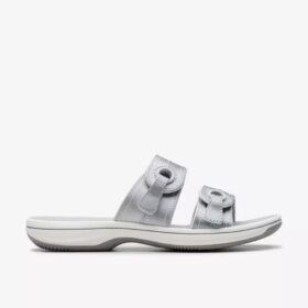 Breeze Maye Silver platte Cloudsteppers™-sandalen voor dames