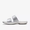 Breeze Maye Silver platte Cloudsteppers™-sandalen voor dames