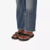 Breeze Reyna zwarte lakleren Cloudsteppers™-Flip-flops voor dames Breeze Reyna zwarte lakleren Cloudsteppers™-Flip-flops voor dames