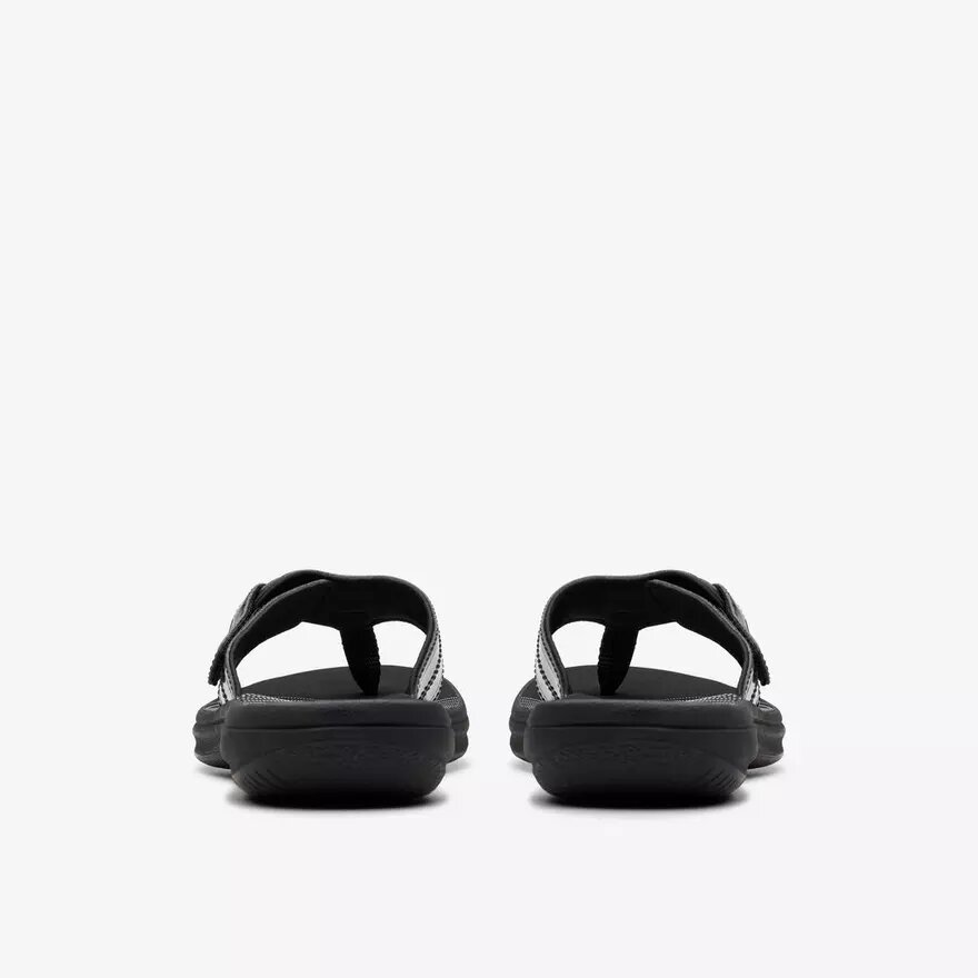 Breeze Reyna zwarte lakleren Cloudsteppers™-Flip-flops voor dames Breeze Reyna zwarte lakleren Cloudsteppers™-Flip-flops voor dames