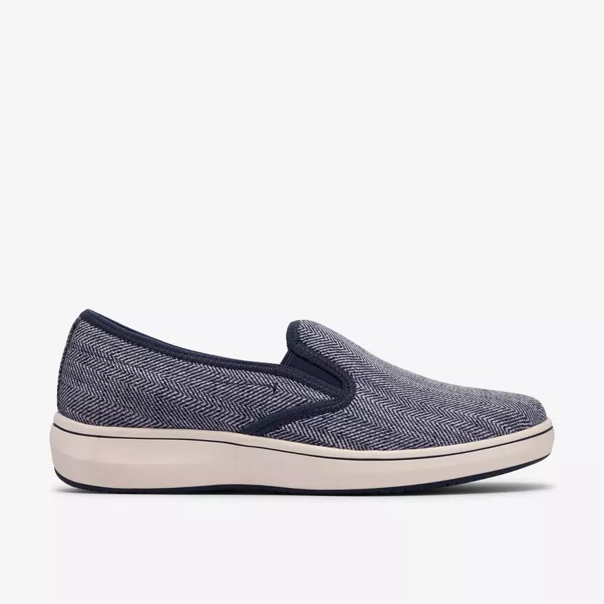 Breeze Sky Zoe marineblauwe canvas Slip-ons voor dames Breeze Sky Zoe marineblauwe canvas Slip-ons voor dames
