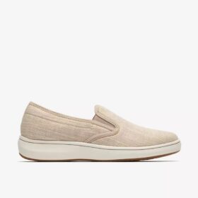 Breeze Sky Zoe Sand canvas Slip-ons voor dames