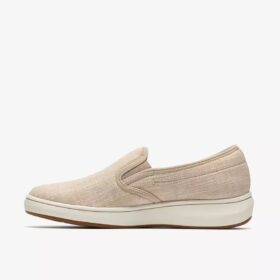 Breeze Sky Zoe Sand canvas Slip-ons voor dames