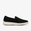 Breeze Sky Zoe zwarte canvas Slip-ons voor dames