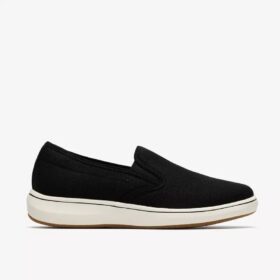 Breeze Sky Zoe zwarte canvas Slip-ons voor dames