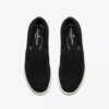 Breeze Sky Zoe zwarte canvas Slip-ons voor dames