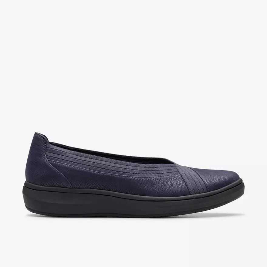 Breezesky Air Navy textiel Slip-ons voor dames Breezesky Air Navy textiel Slip-ons voor dames