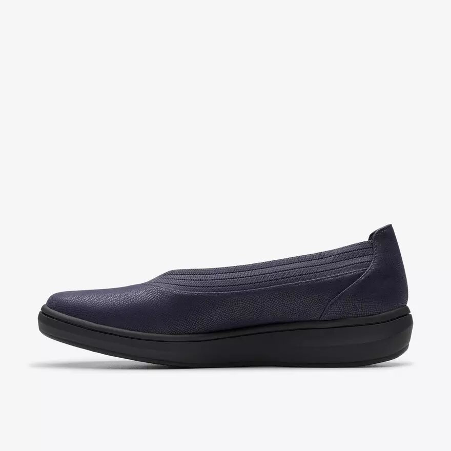 Breezesky Air Navy textiel Slip-ons voor dames Breezesky Air Navy textiel Slip-ons voor dames