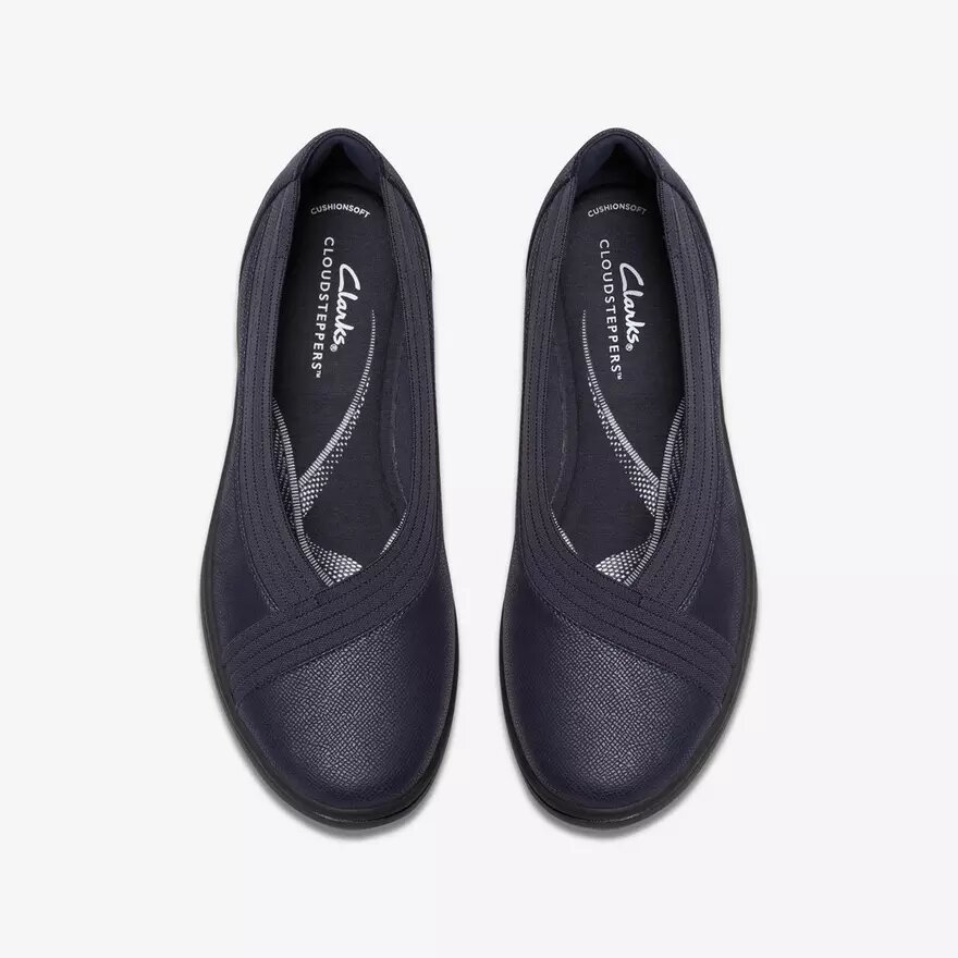 Breezesky Air Navy textiel Slip-ons voor dames Breezesky Air Navy textiel Slip-ons voor dames