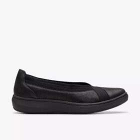 Breezesky Air zwarte textiel Slip-ons voor dames