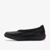 Breezesky Air zwarte textiel Slip-ons voor dames