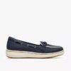 Breezesky Bay marineblauwe canvas Loafers voor dames Breezesky Bay marineblauwe canvas Loafers voor dames