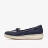 Breezesky Bay marineblauwe canvas Loafers voor dames Breezesky Bay marineblauwe canvas Loafers voor dames