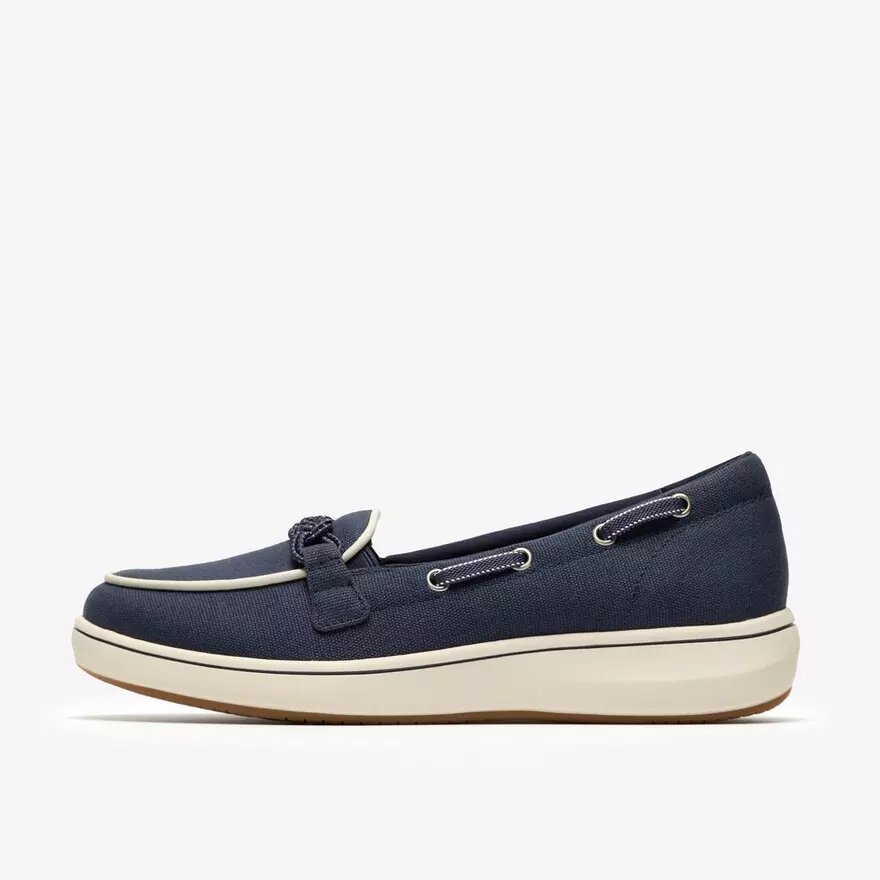 Breezesky Bay marineblauwe canvas Loafers voor dames Breezesky Bay marineblauwe canvas Loafers voor dames