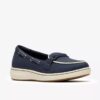 Breezesky Bay marineblauwe canvas Loafers voor dames Breezesky Bay marineblauwe canvas Loafers voor dames
