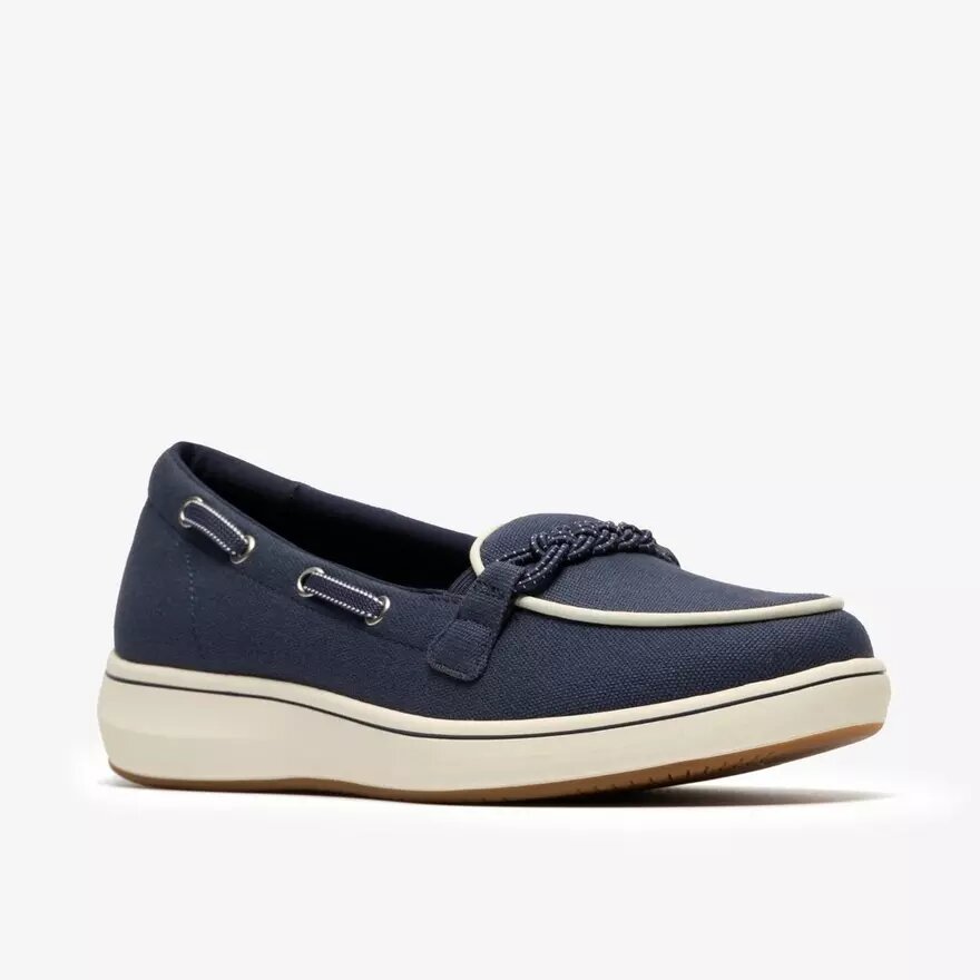 Breezesky Bay marineblauwe canvas Loafers voor dames Breezesky Bay marineblauwe canvas Loafers voor dames
