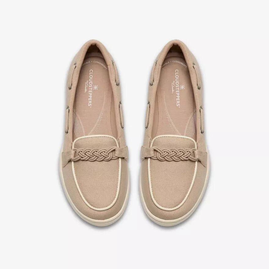 Breezesky Bay Sand canvas Loafers voor dames Breezesky Bay Sand canvas Loafers voor dames