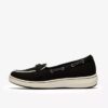 Breezesky Bay zwarte canvas Loafers voor dames Breezesky Bay zwarte canvas Loafers voor dames