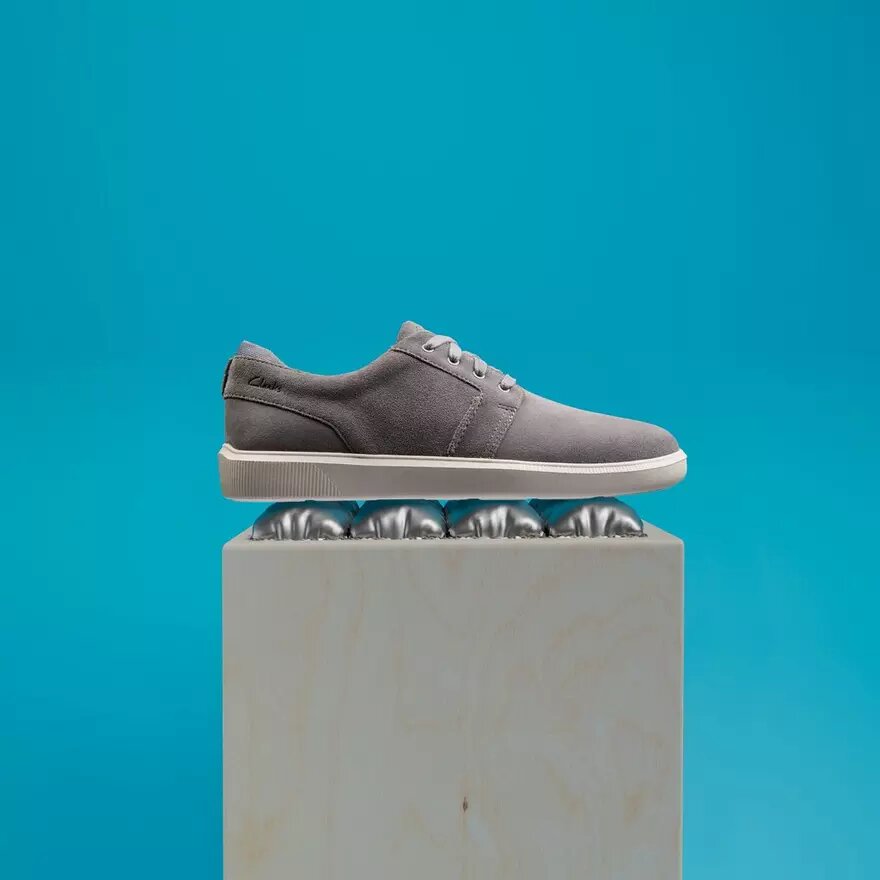 Brodin Seam grijze suède Sneakers voor heren Brodin Seam grijze suède Sneakers voor heren