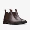 Burchill Up donkerbruine leren Chelsea boots voor heren Burchill Up donkerbruine leren Chelsea boots voor heren