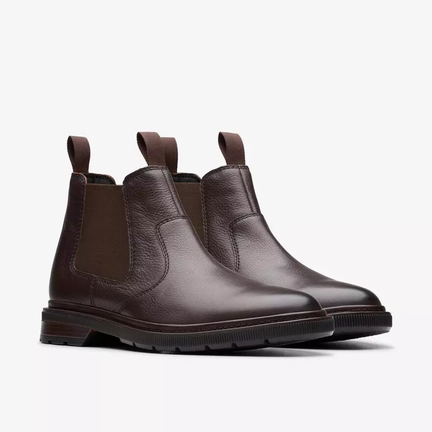 Burchill Up donkerbruine leren Chelsea boots voor heren Burchill Up donkerbruine leren Chelsea boots voor heren