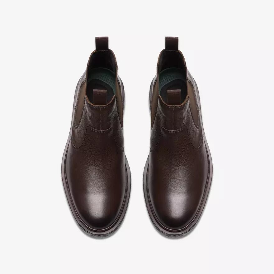 Burchill Up donkerbruine leren Chelsea boots voor heren Burchill Up donkerbruine leren Chelsea boots voor heren