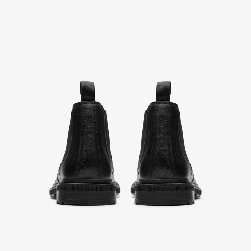 Burchill Up zwarte leren Chelsea boots voor heren Burchill Up zwarte leren Chelsea boots voor heren