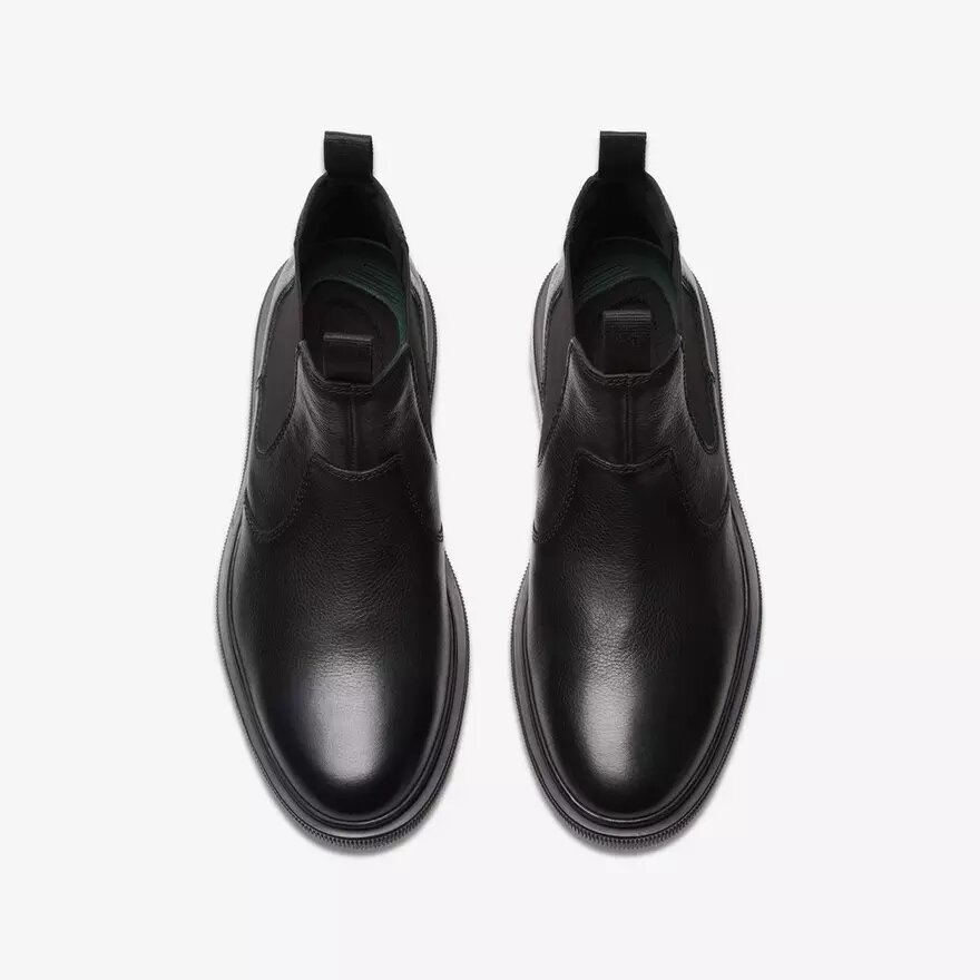 Burchill Up zwarte leren Chelsea boots voor heren Burchill Up zwarte leren Chelsea boots voor heren