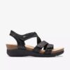 Calenne Clara zwarte Wedges voor dames Calenne Clara zwarte Wedges voor dames