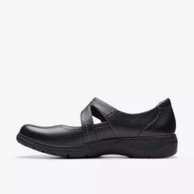 Carleigh Jane zwarte leren Mary Janes voor dames